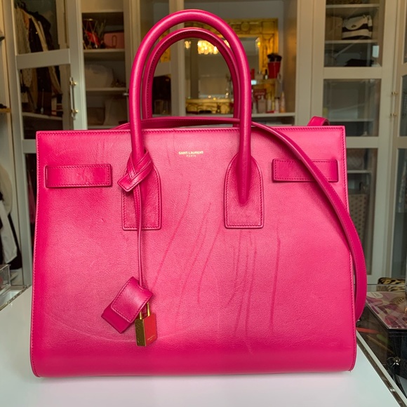 Yves Saint Laurent Handbags - YSL Sac De Jour Pink
